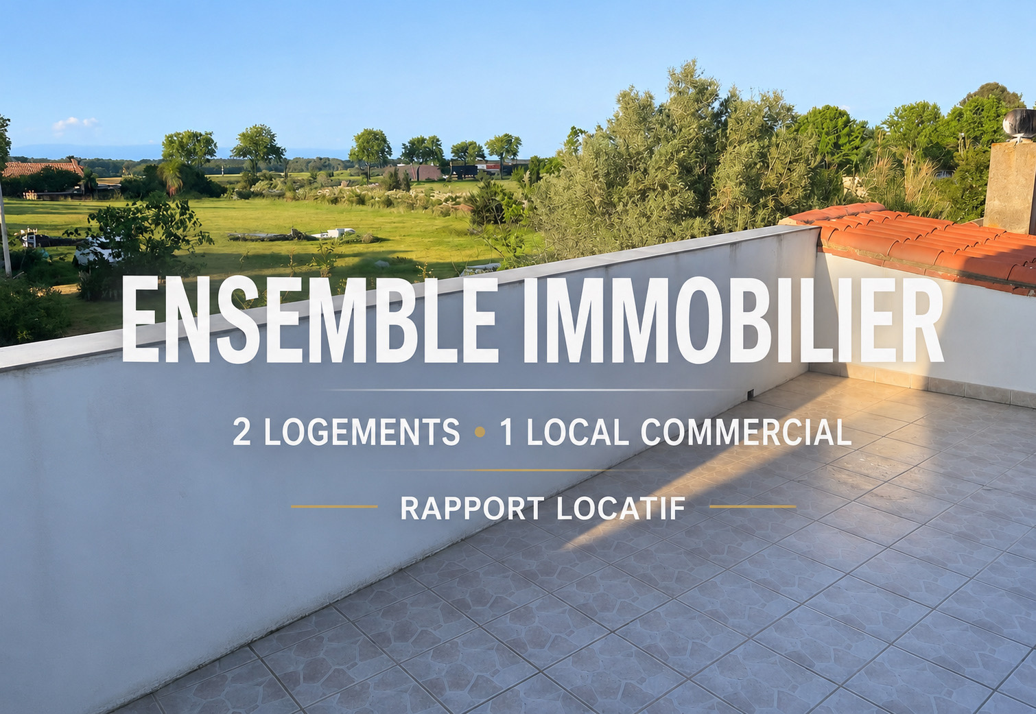 Immeuble de rapport : ensemble de 3 lots loués