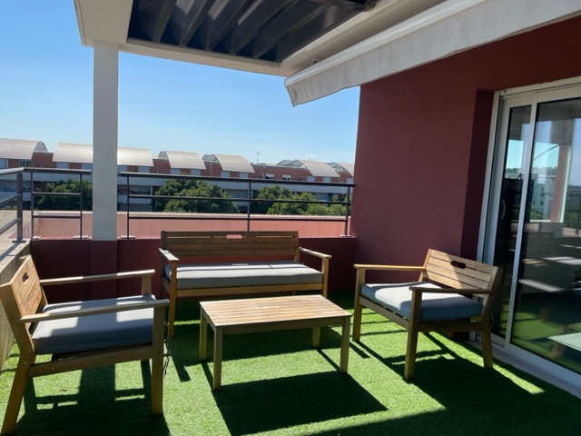 Nîmes Costières appartement type 3 dans résidence récente av