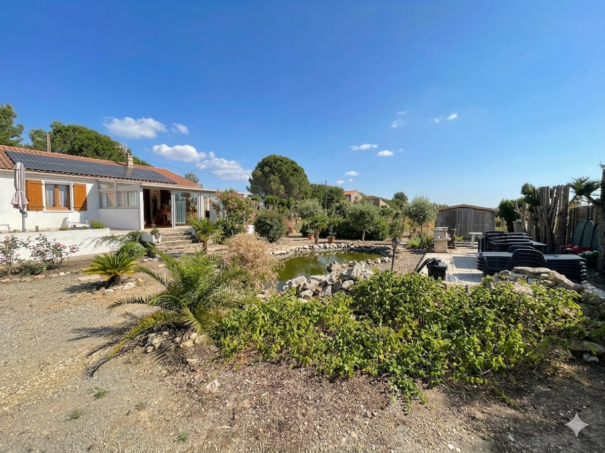 Maison de 110m2 au total sur une parcelle de 2110m2