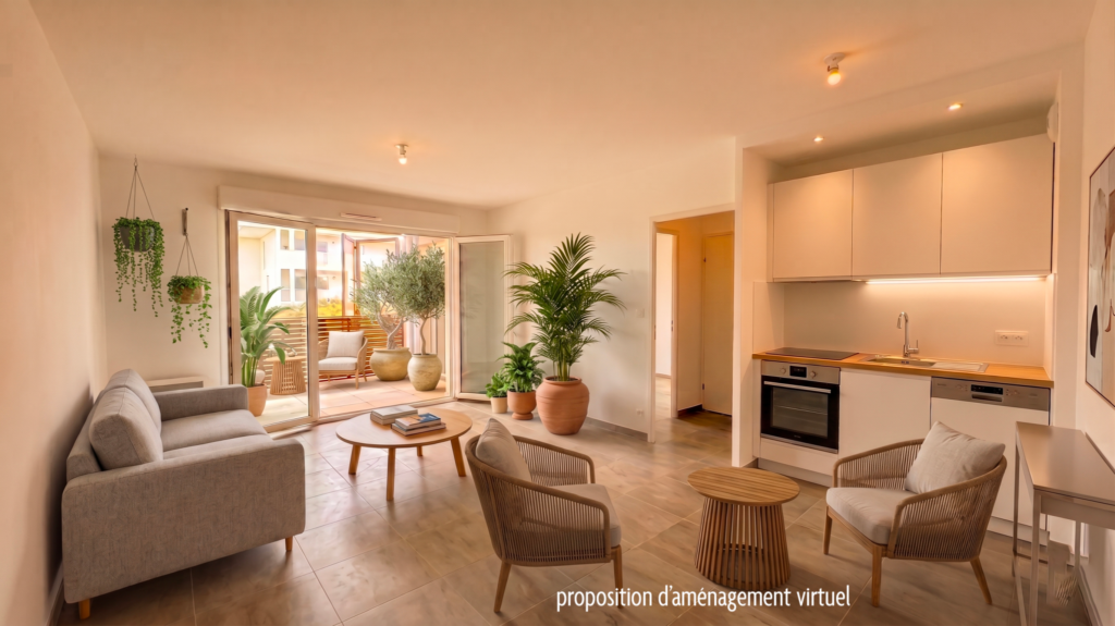 Appartement T2 dans résidence livrée en 2025