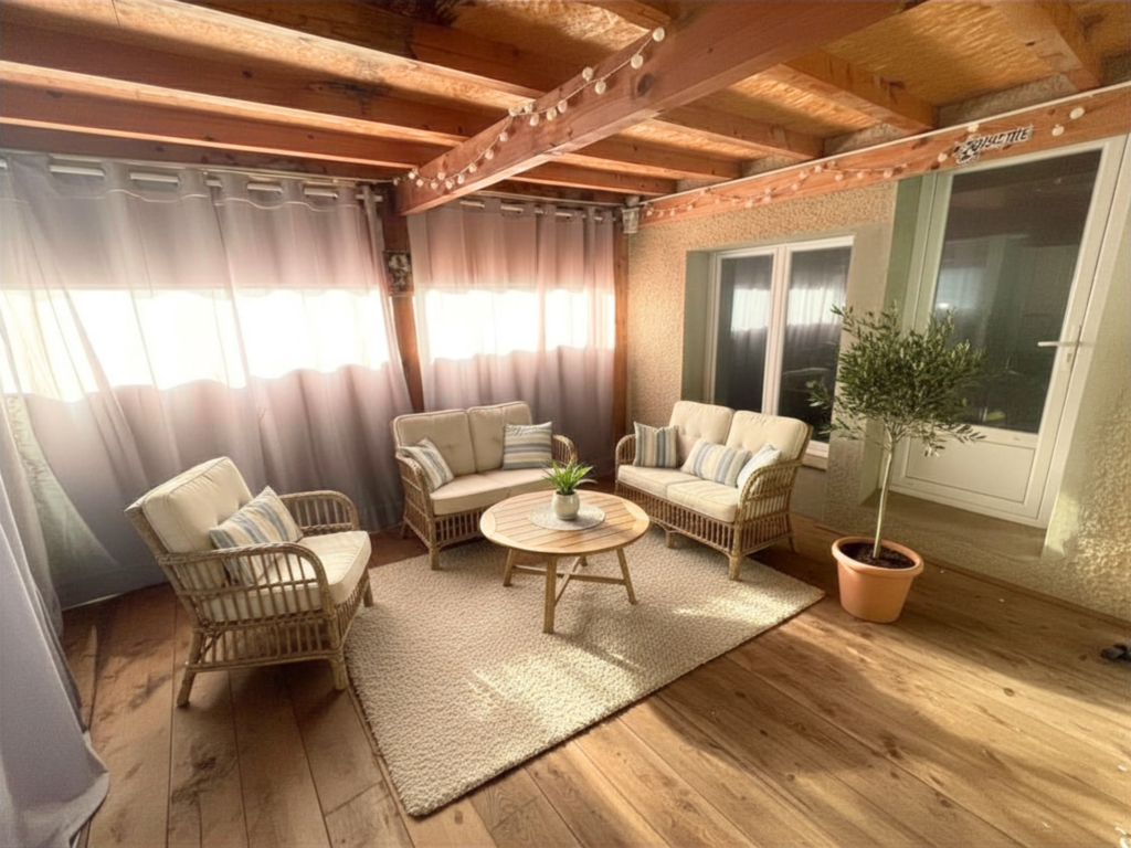 CAPENDU   STUDIO MEUBLÉ VENDU LOUÉ   TERRASSE   RENTA BRUTE