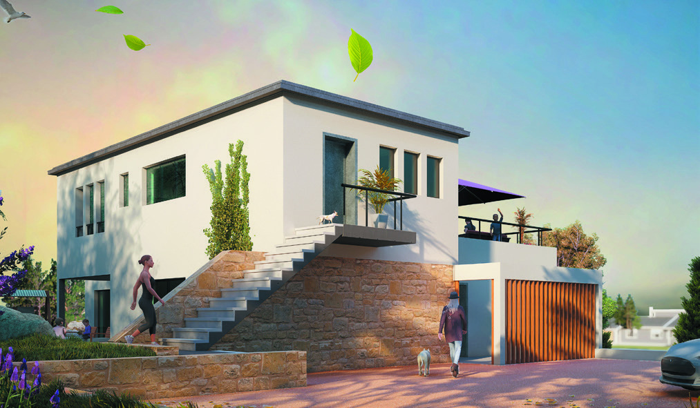 CAVEIRAC   T2 NEUF AVEC 153 M2 DE JARDIN ET FRAIS DE NOTAIRE
