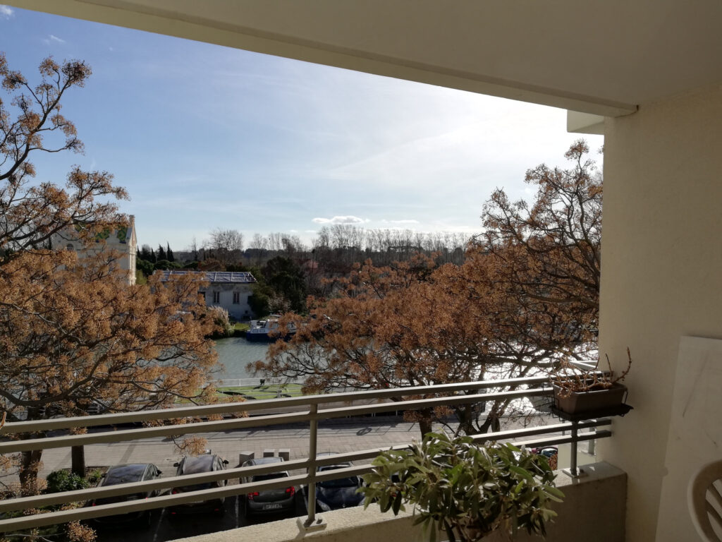 À LOUER   APPARTEMENT T2 AVEC VUE CANAL   RÉSIDENCE AMARINE,